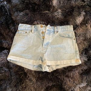 High-waisted Jean Shorts